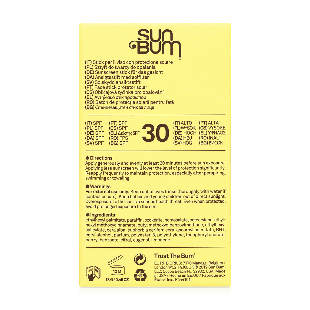 30 SPF סטיק הגנה לפנים SUNBUM